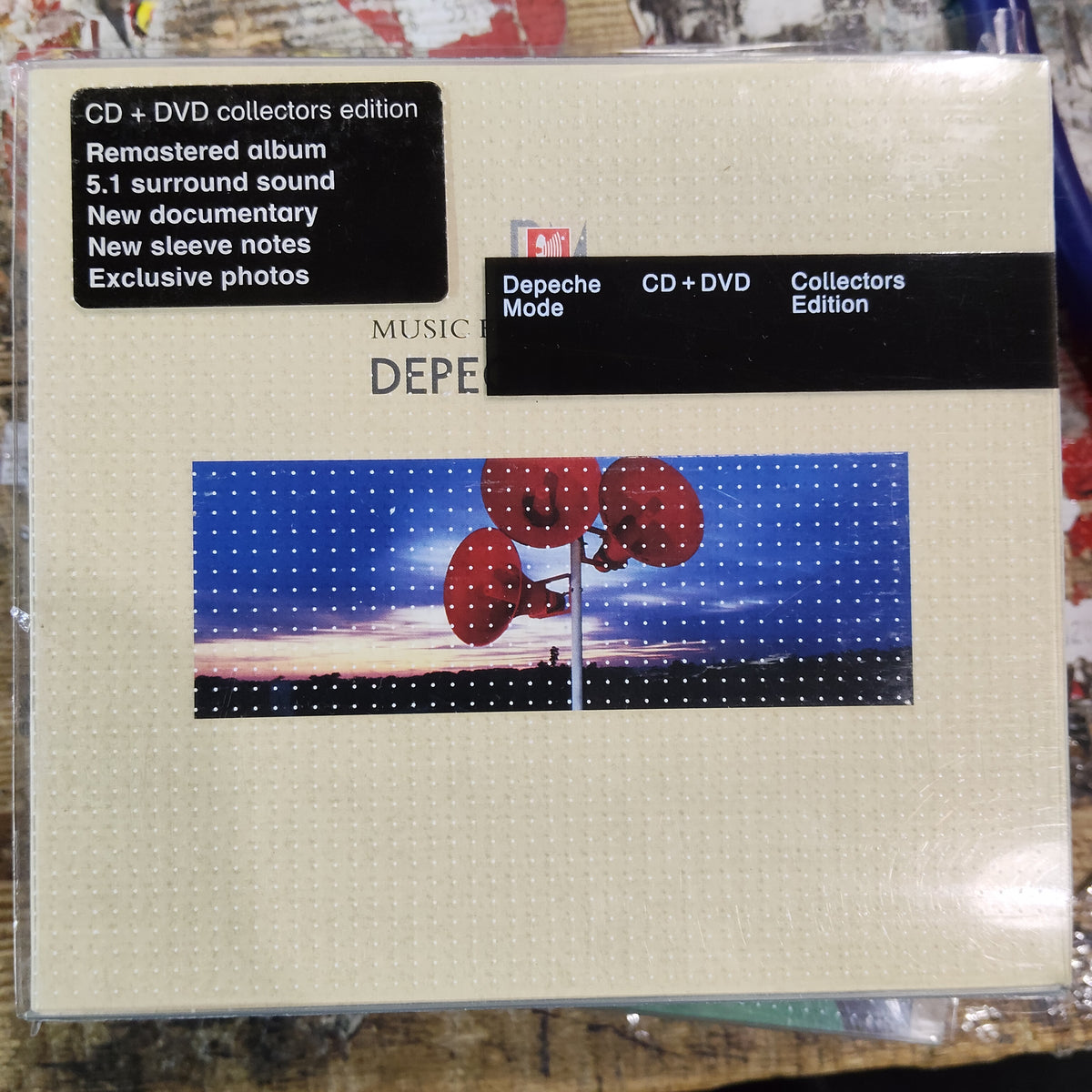 DEPECHE MODE - MUSIC FOR THE MASSES (USED CD + DVD 2006 EURO M- M-)