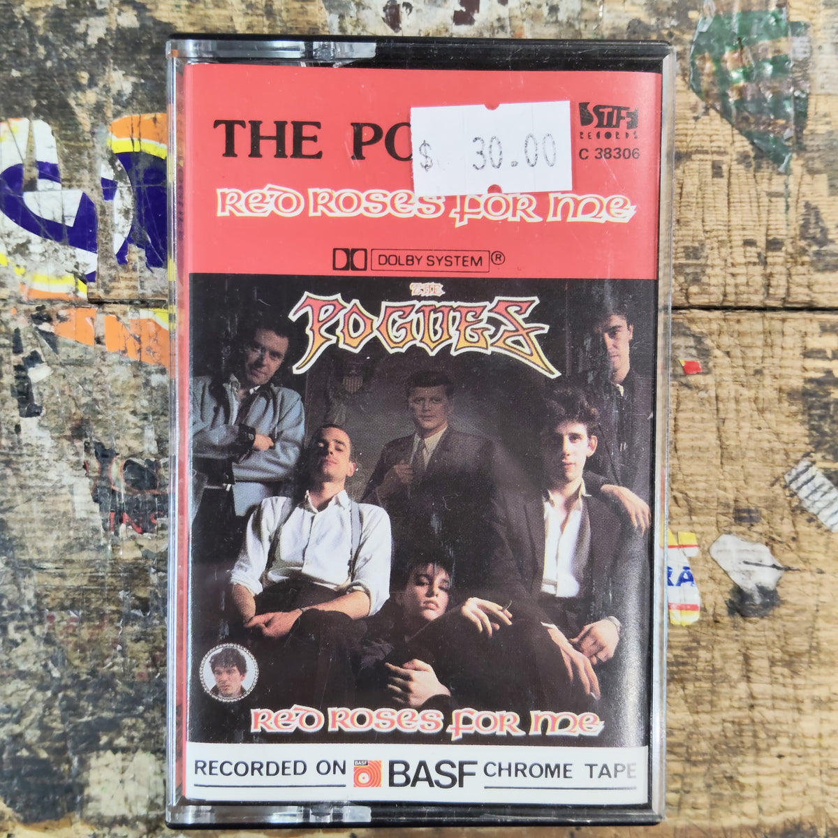 POGUES - RED ROSES FOR ME CASSETTE