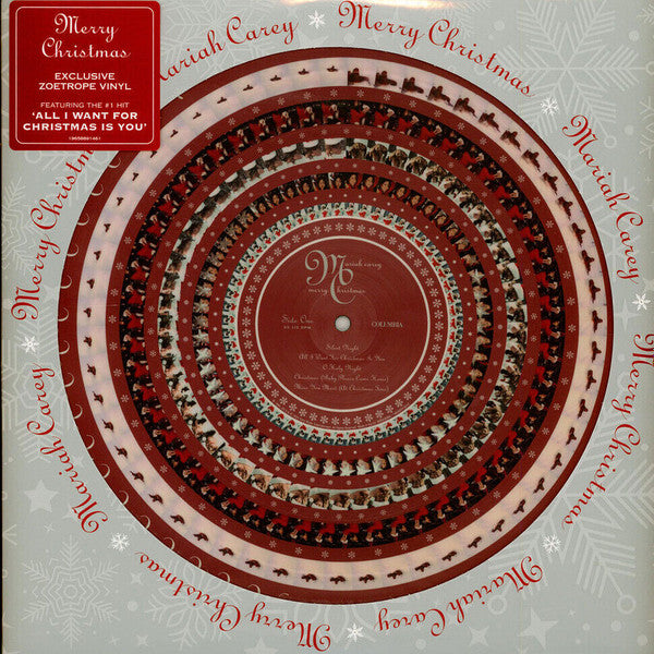 MARIAH CAREY - MERRY CHRISTMAS (ZOETROPE) VINYL