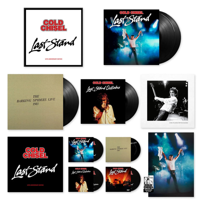 COLD CHISEL - LAST STAND : 40TH ANNIVERSARY EDITION (4LP+3CD+DVD) BOX SET