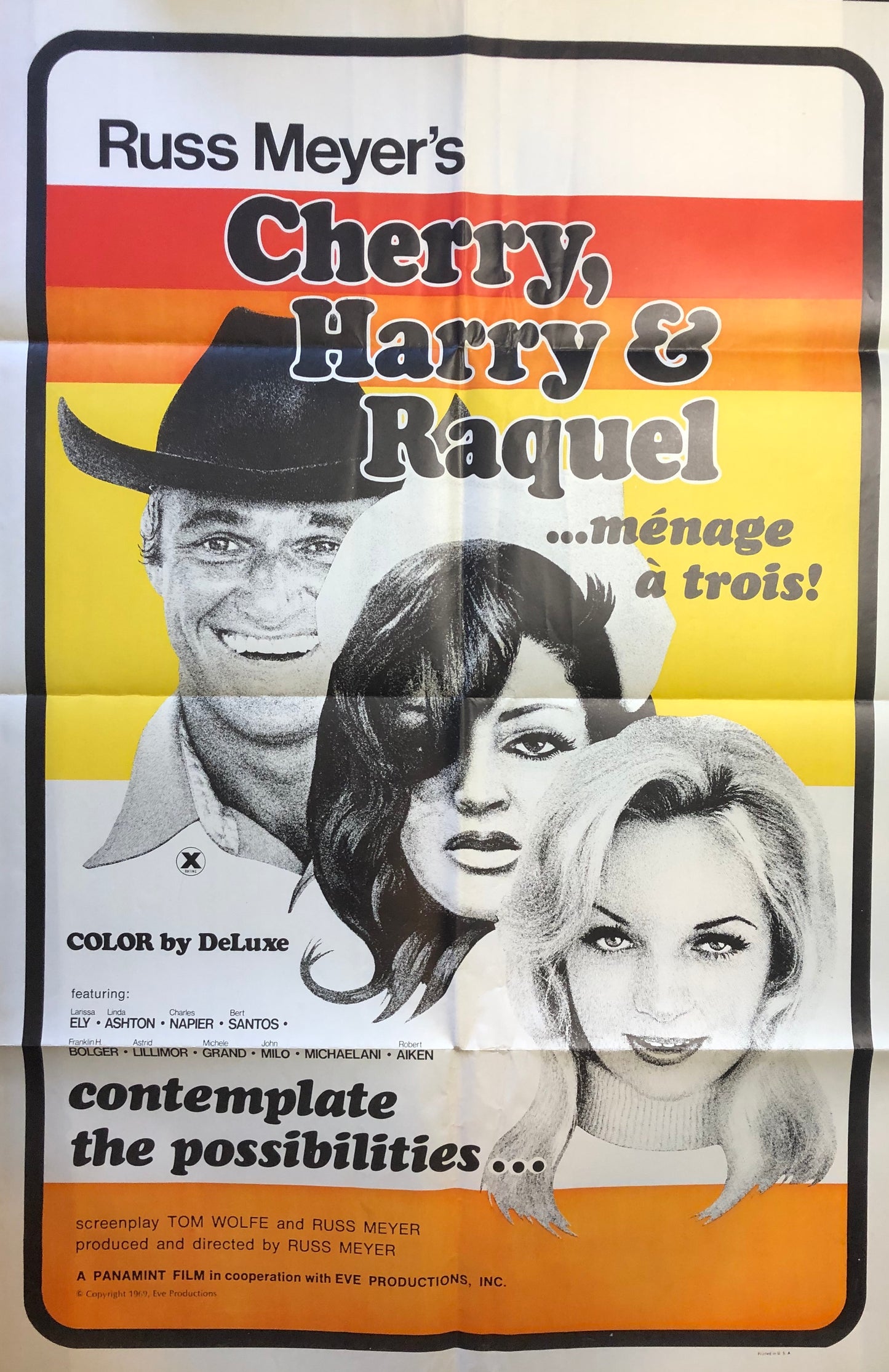 CHERRY, HARRY & RAQUEL - (USED) MOVIE POSTER