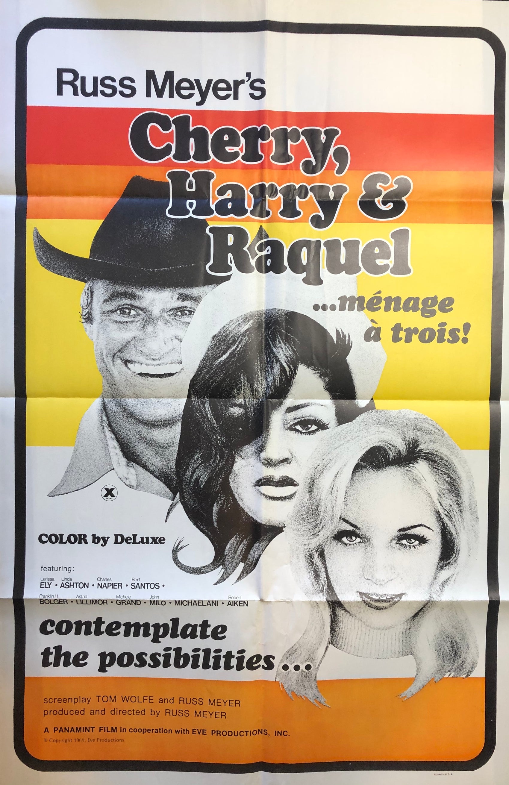CHERRY, HARRY & RAQUEL - (USED) MOVIE POSTER