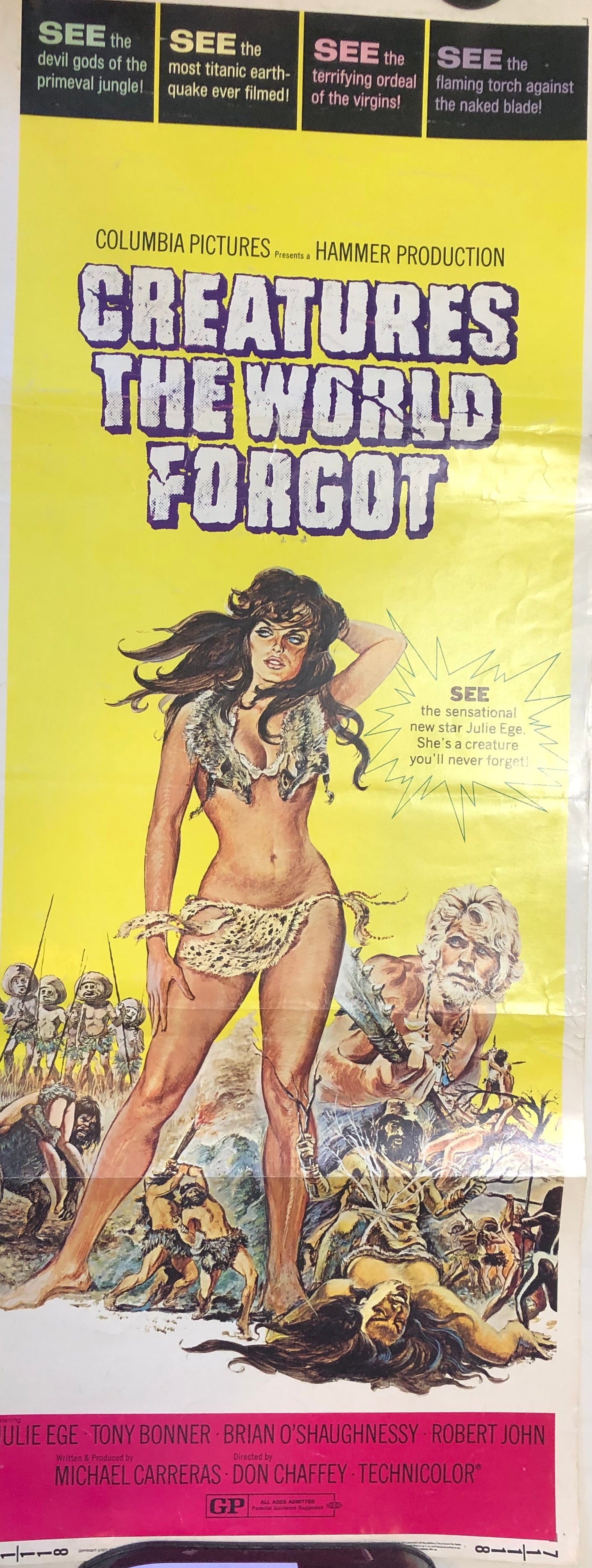 CREATURES THE WORLD FORGOT - U.S. DAYBILL POSTER