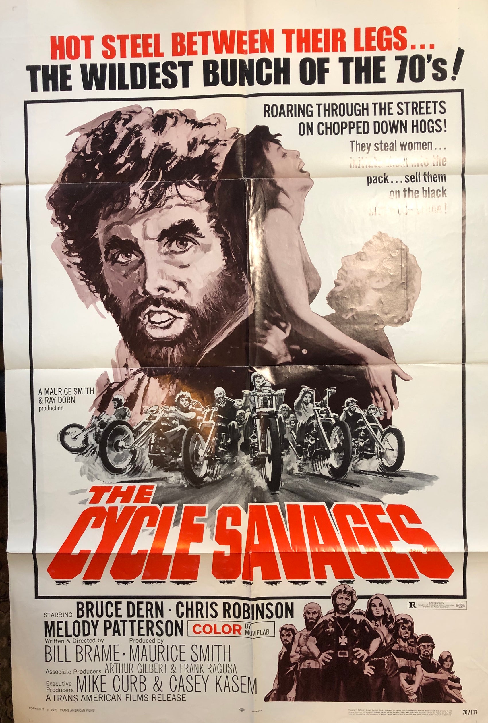 THE CYCLE SAVAGES - (USED) MOVIE POSTER