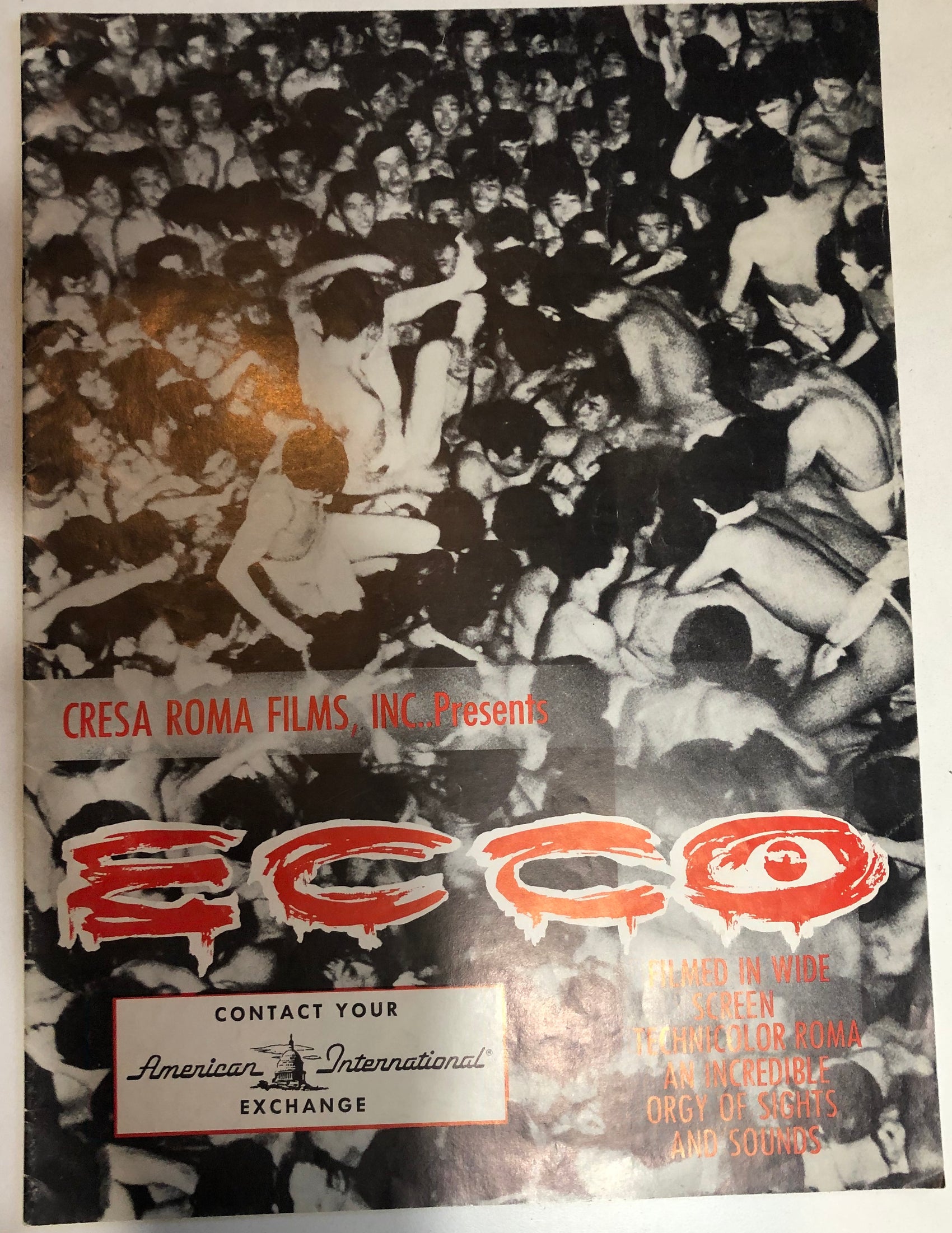 ECCO - (USED) MOVIE PRESS BOOKLET