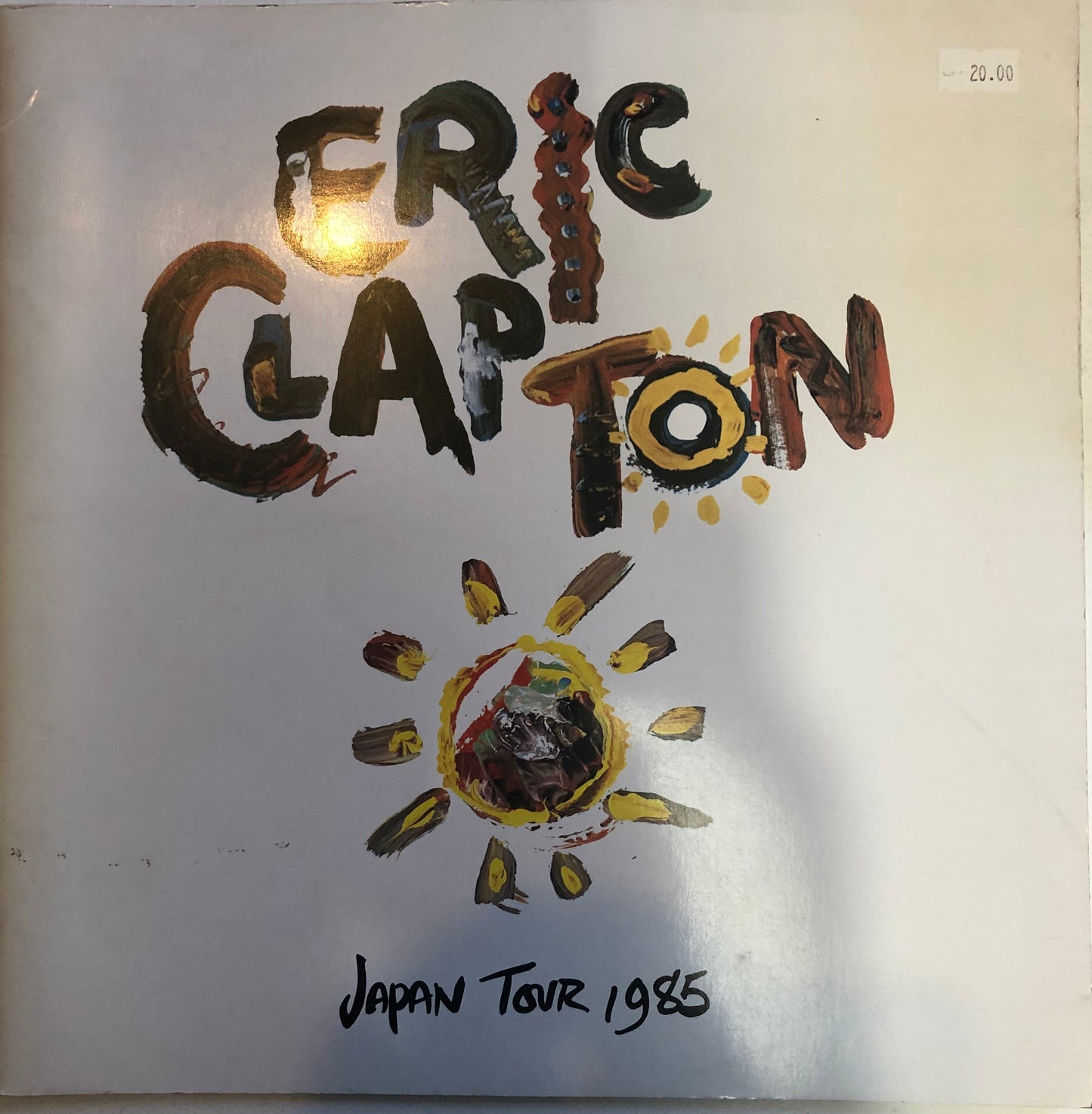 ERIC CLAPTON - 1985 JAPANESE TOUR BOOK (USED)