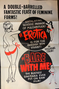 EROTICA & BARE WITH ME (USED) POSTER