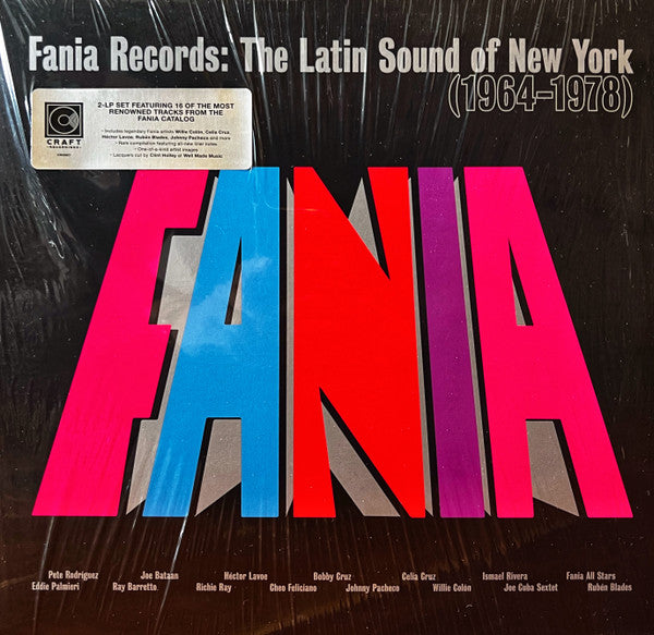 VARIOUS ARTISTS - FANIA RECORDS: THE LATIN SOUND OF NEW YORK (1964-1978) (2LP) VINYL