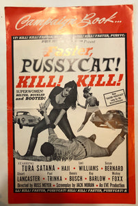 FASTER, PUSSCAT! KILL! KILL - (USED) PRESS BOOK