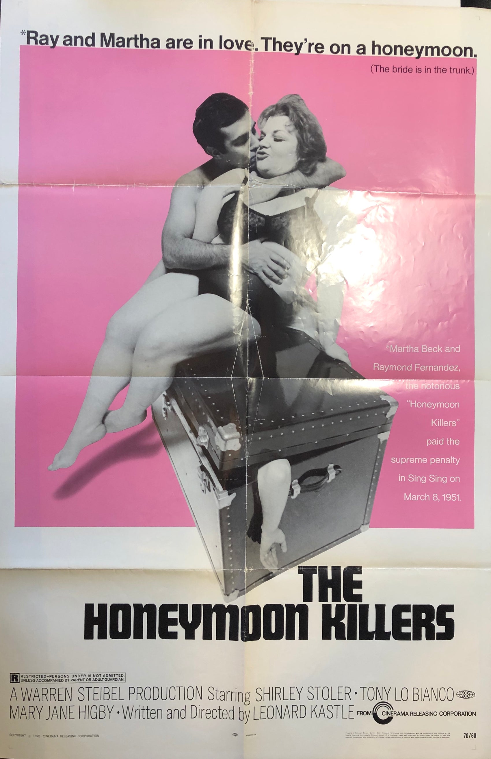 THE HONEYMOON KILLERS - (USED) MOVIE POSTER
