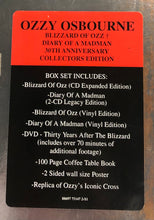 Load image into Gallery viewer, OZZY OSBOURNE – BLIZZARD OF OZZ DIARY OF A MADMAN (COLLECTORS EDITION BOX SET) VINYL
