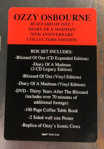 OZZY OSBOURNE – BLIZZARD OF OZZ DIARY OF A MADMAN (COLLECTORS EDITION BOX SET) VINYL