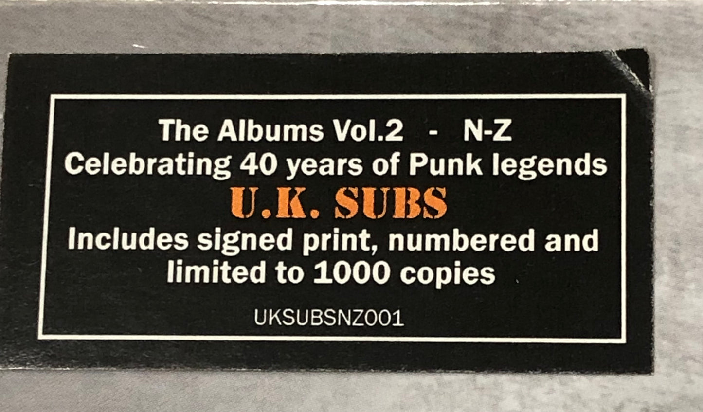 UK SUBS - THE ALBUMS VOL 2 N - Z (15 x CD BOX SET) SIGNED!