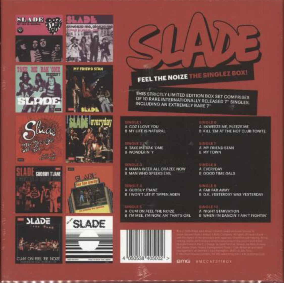SLADE - FEEL THE NOIZE (10x 7") BOX SET