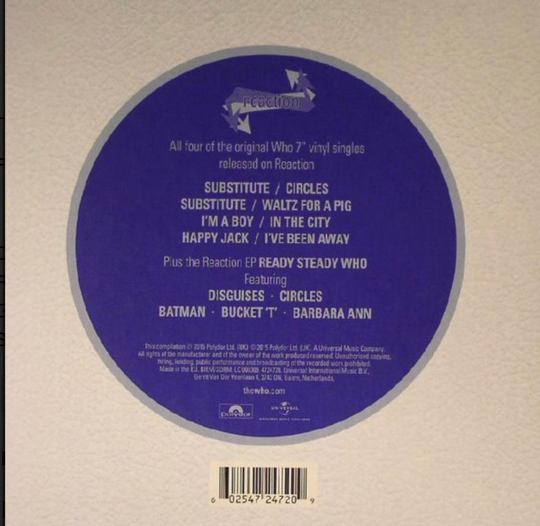 THE WHO - THE REACTION SINGLES (1966) VINYL