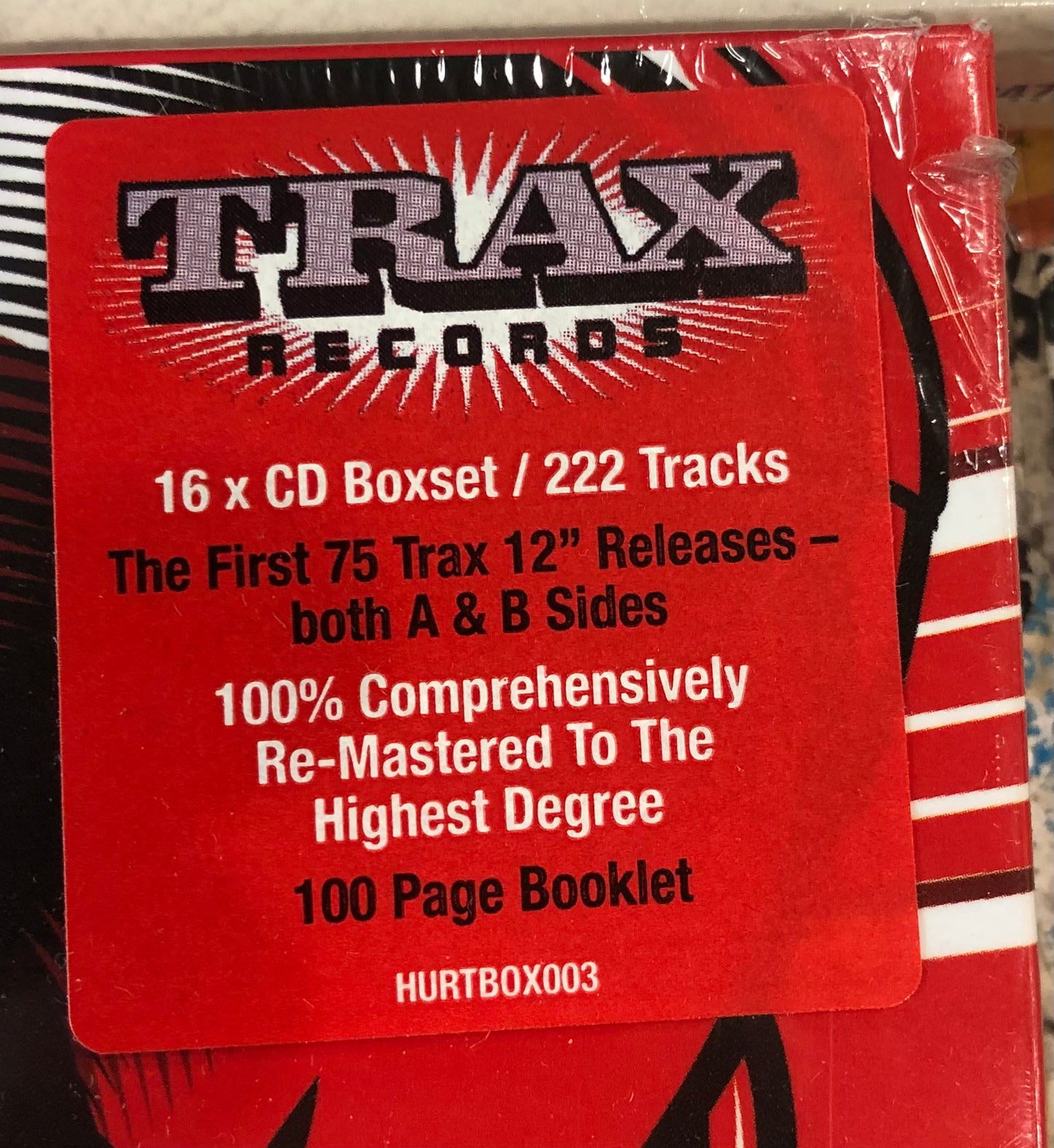 VARIOUS ARTISTS - TRAXBOX 16 x CD BOX SET