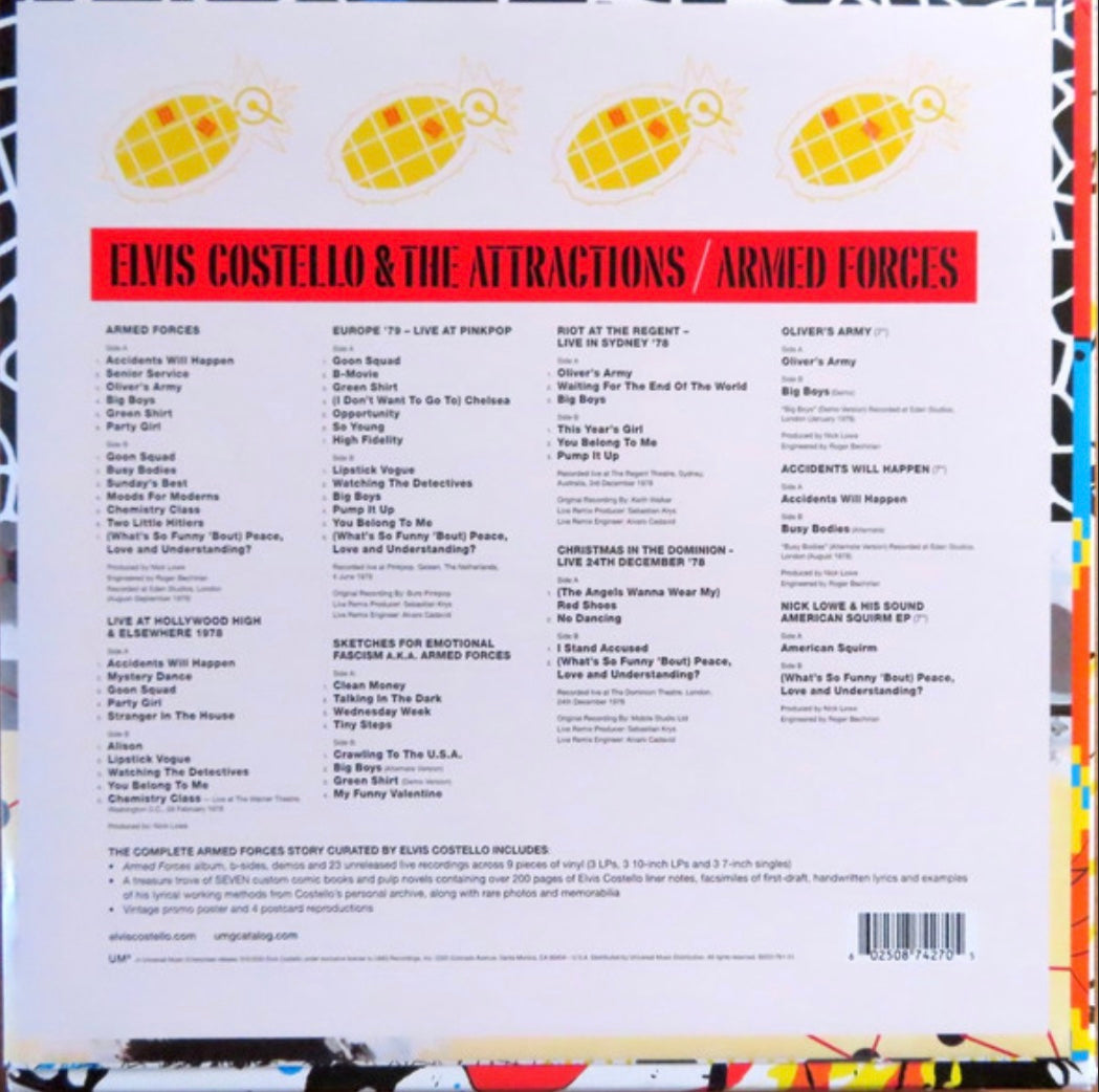 ELVIS COSTELLO AND THE ATTRACTIONS - ARMED FORCES