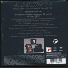 Load image into Gallery viewer, JOHN WILLIAMS – STAR WARS: THE ULTIMATE SOUNDTRACK COLLECTION CD BOX
