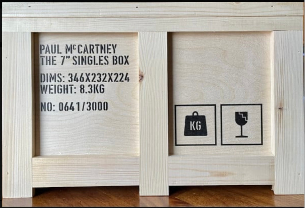 PAUL MCCARTNEY - THE 7" SINGLES BOX (80 x 7" SINGLE BOX SET) VINYL