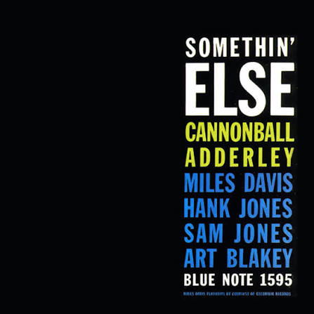 CANNONBALL ADDERLEY - SOMETHIN' ELSE VINYL