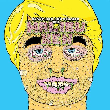 AESOP ROCK & TOBACCO - MALIBU KEN (BLUE COLOURED) VINYL