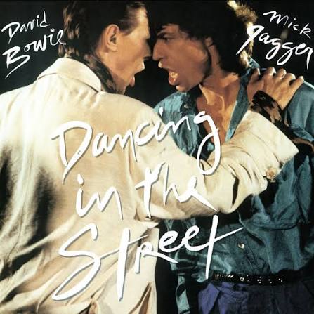 DAVID BOWIE AND MICK JAGGER - DANCING IN THE STREET (WHITE COLOURED) VINYL