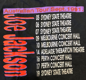 JOE JACKSON - AUSTRALIAN TOUR (USED) T-SHIRT.