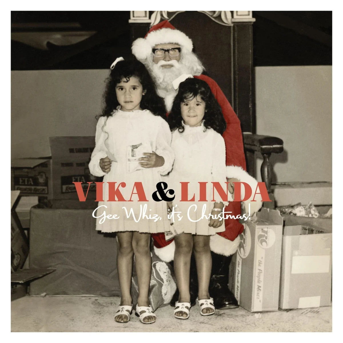 VIKA AND LINDA - GEE WHIZ, ITS CHISTMAS (WHITE COLOURED) VINYL
