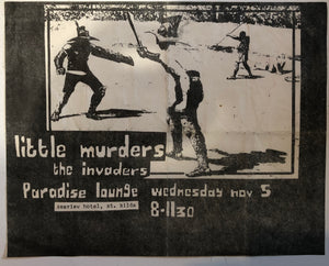 LITTLE MURDERS - 1980 GIG HANDBILL