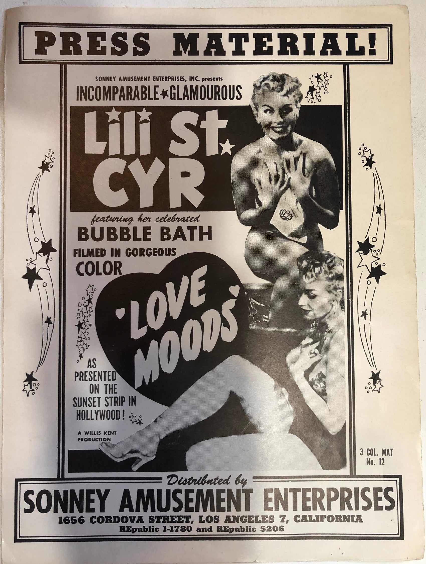 LOVE MOODS - MOVIE PRESSBOOK