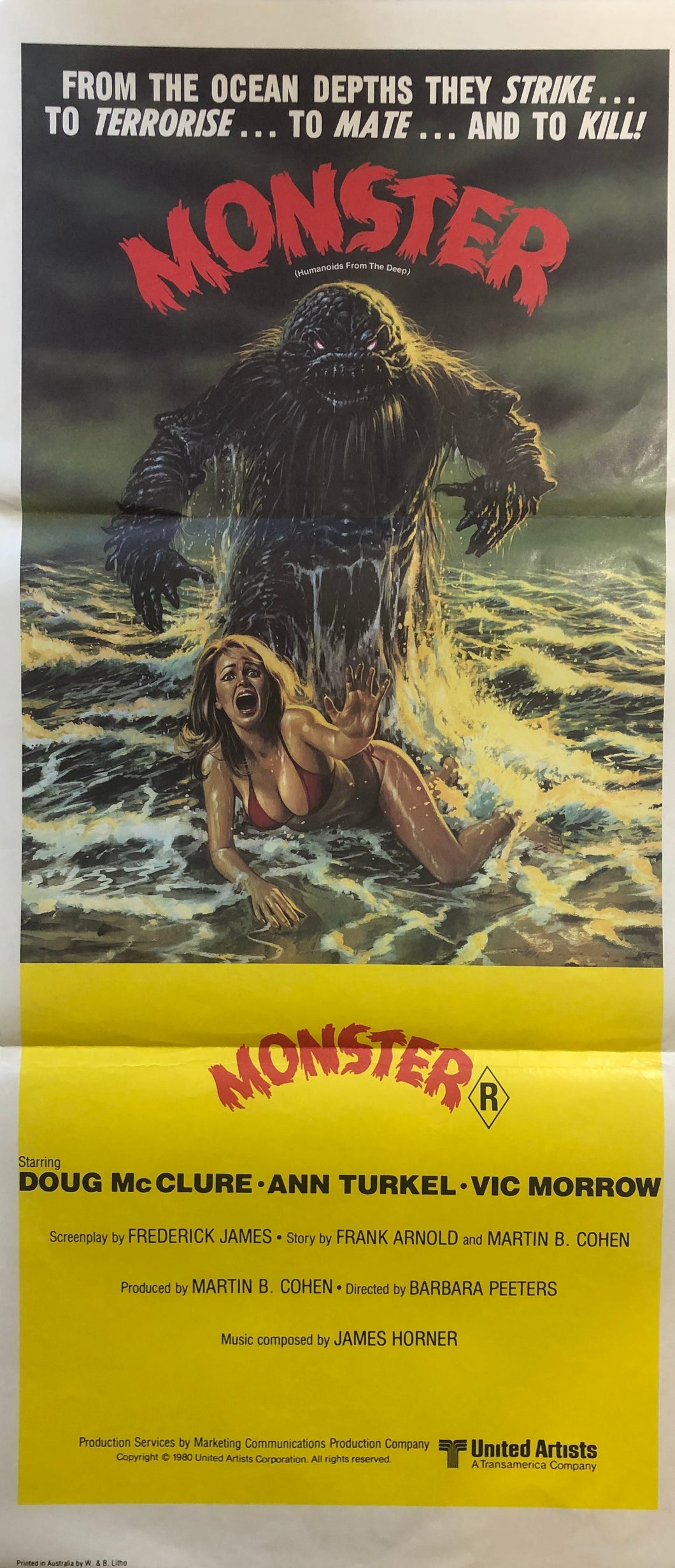 MONSTER - (USED) MOVIE POSTER