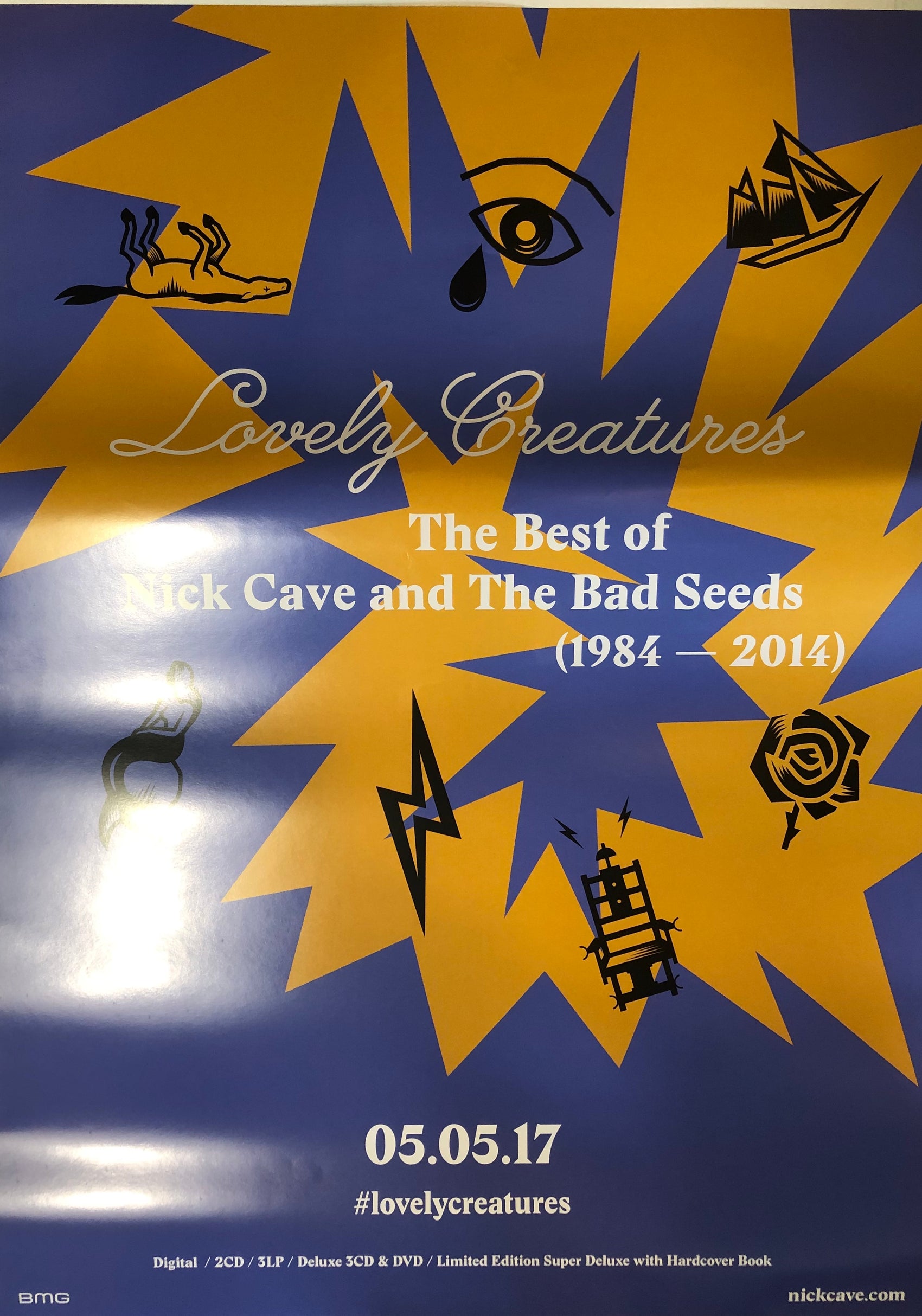 NICK CAVE - LOVELY CREATURES PROMO POSTER