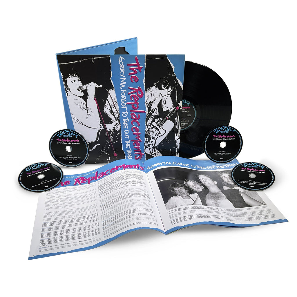 REPLACEMENTS - SORRY MA, FORGOT TO TAKE OUT THE TRASH: DELUXE EDITION (1LP+4CD) BOX SET