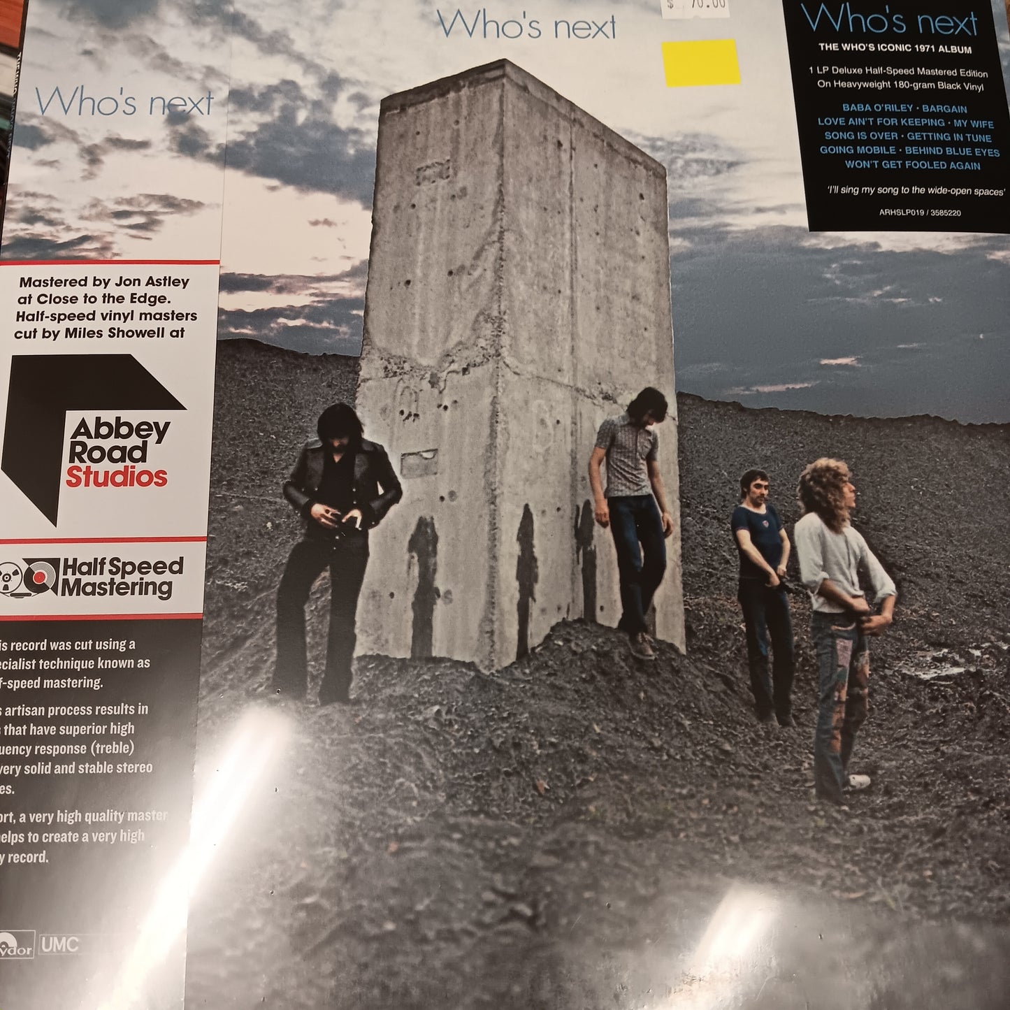 WHO - WHOS NEXT (HALF SPEED MASTERING) VINYL