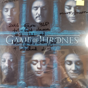 VARIOUS ARTISTS - GAME OF THRONES SEASON 6 OST SOUNDTRACK (COLOURED) (2LP) (USED VINYL 2016 EURO M-/M-)