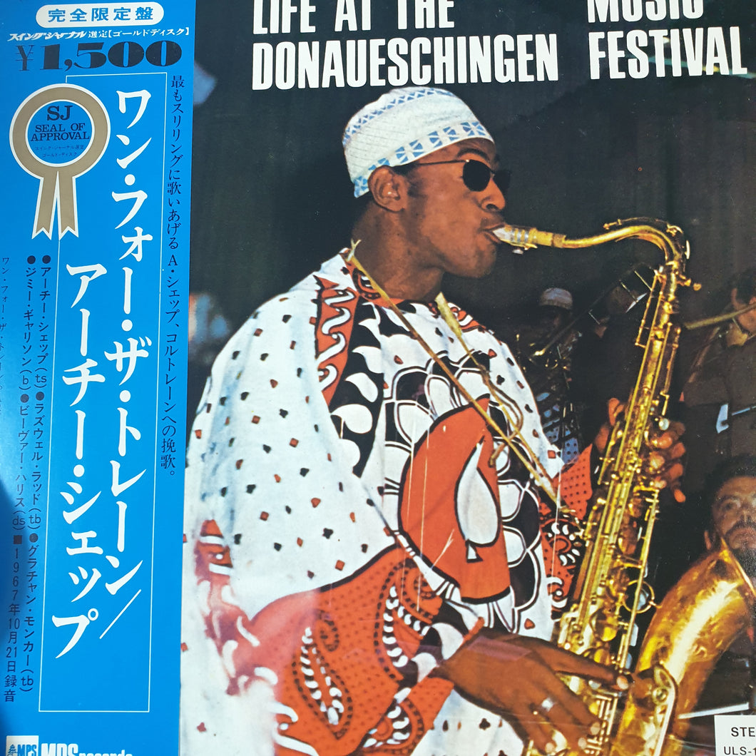 ARCHIE SHEPP - LIFE AT THE DONAUESCHINGEN MUSIC FESTIVAL (USED VINYL 1978 JAPANESE M-/M-)