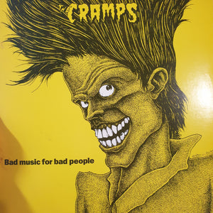 CRAMPS - BAD MUSIC FOR BAD PEOPLE (USED VINYL 1984 US EX+/EX)