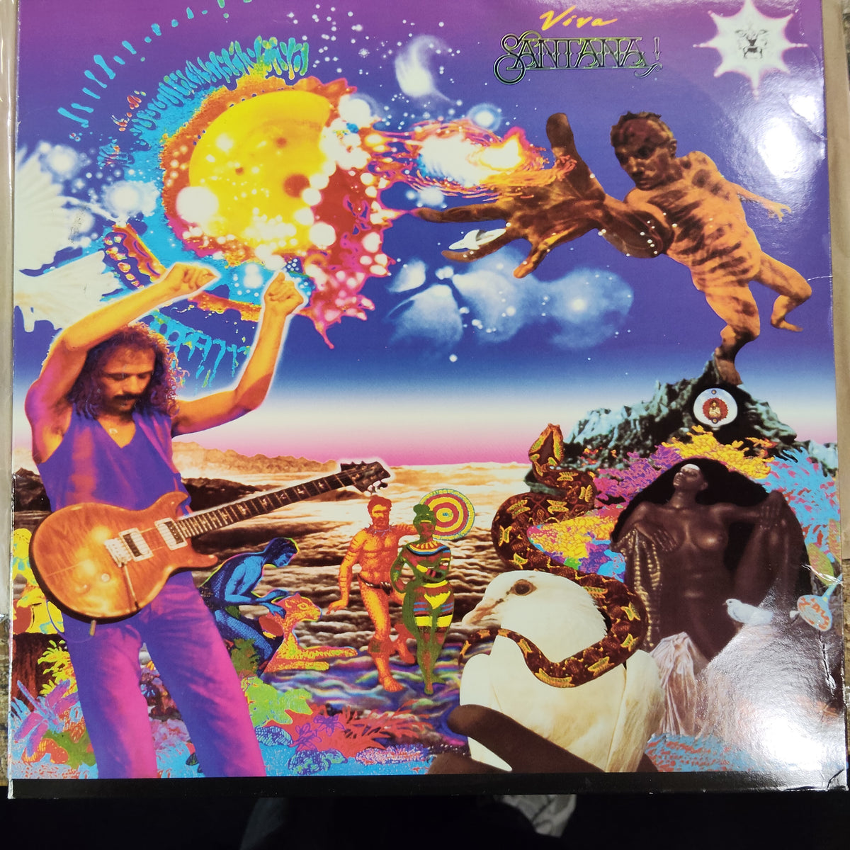 SANTANA - VIVA SANTANA (USED 1988 U.S. 3LP M- EX+)