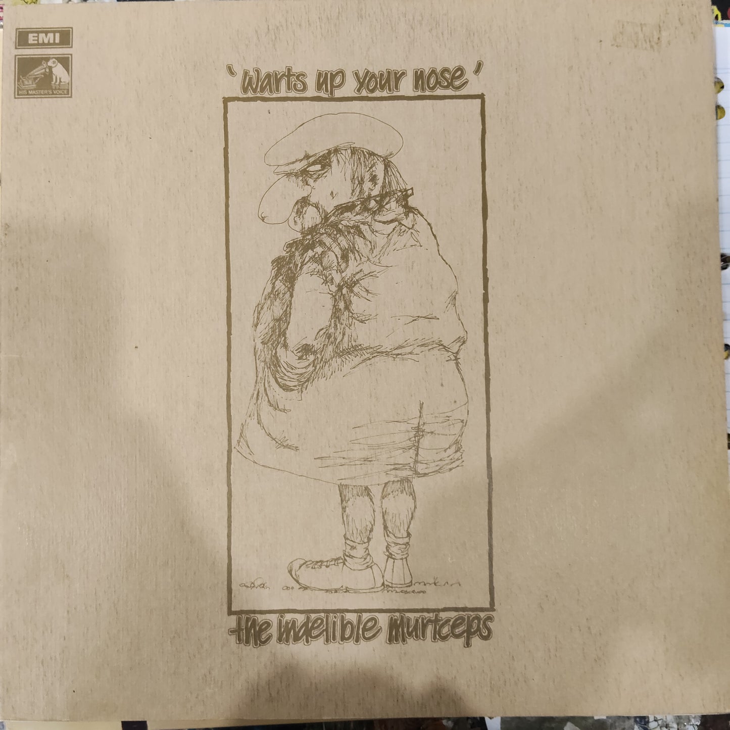 INCREDIBLE MURTCEPS - WARTS UP YOUR NOSE (USED VINYL 1973 AUS M- EX+)