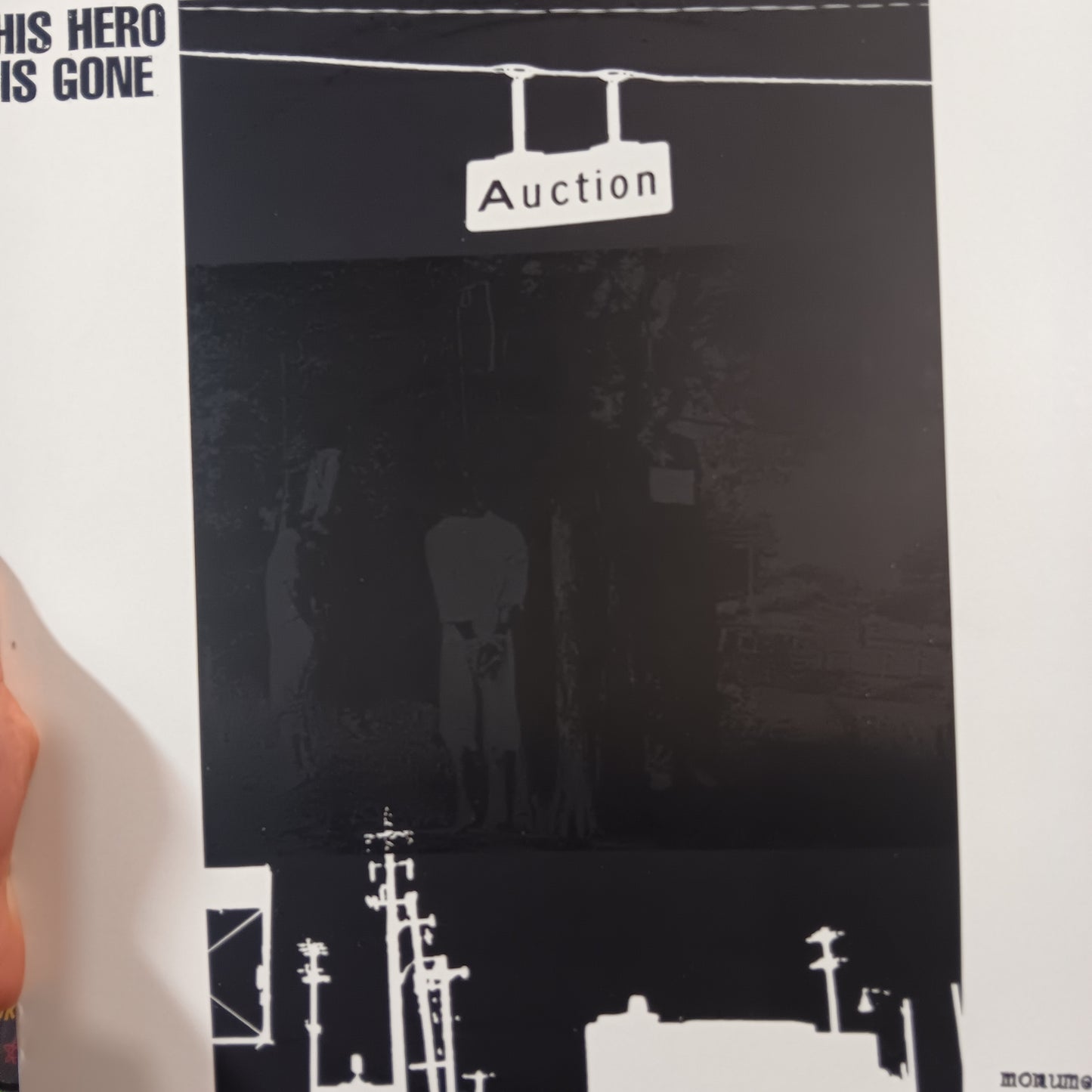 HIS HERO IS GONE - AUCTION (USED VINYL 2018 US M-/M-)
