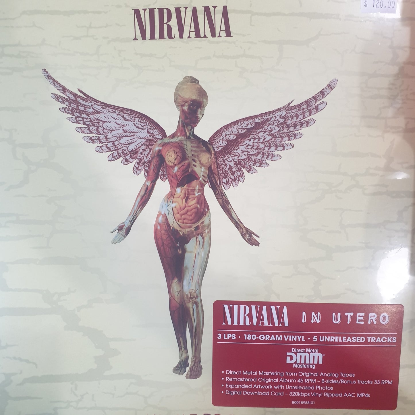 NIRVANA - IN UTERO (3LP) VINYL
