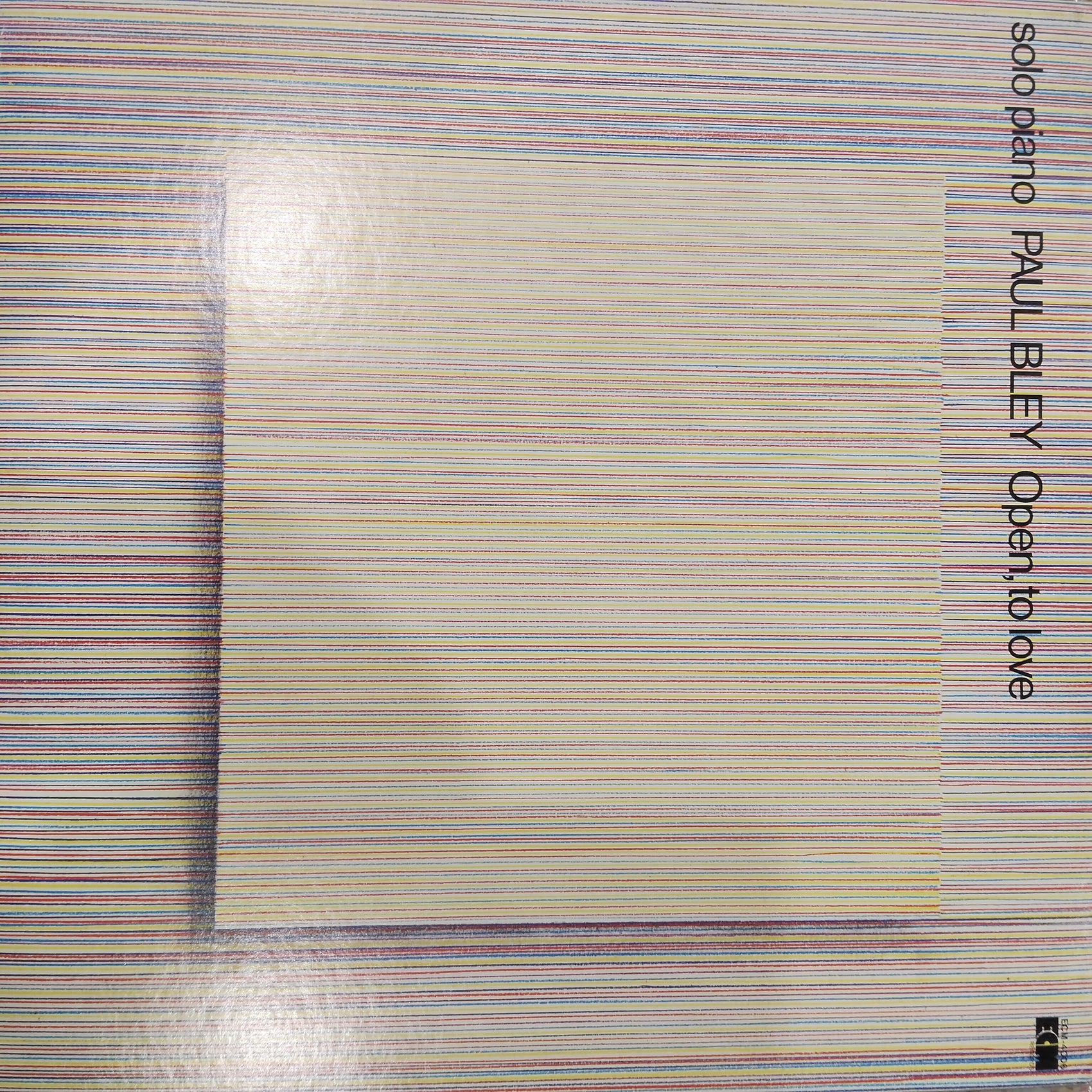 PAUL BLEY - OPEN TO LOVE (USED VINYL 1980 JAPAN M- EX+)
