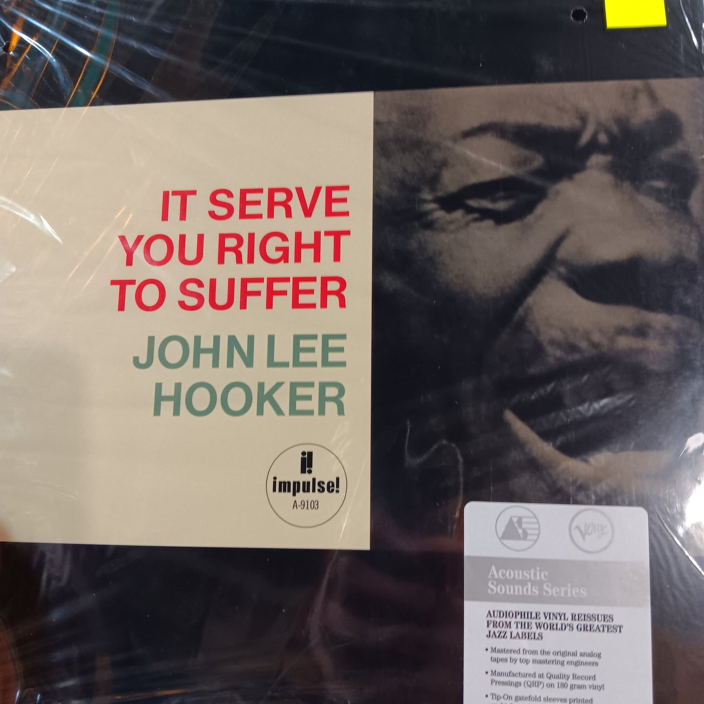 JOHN LEE HOOKER - IT SERVE YOU RIGHT TO SUFFER (ACOUSTIC SOUNDS PRESSING)