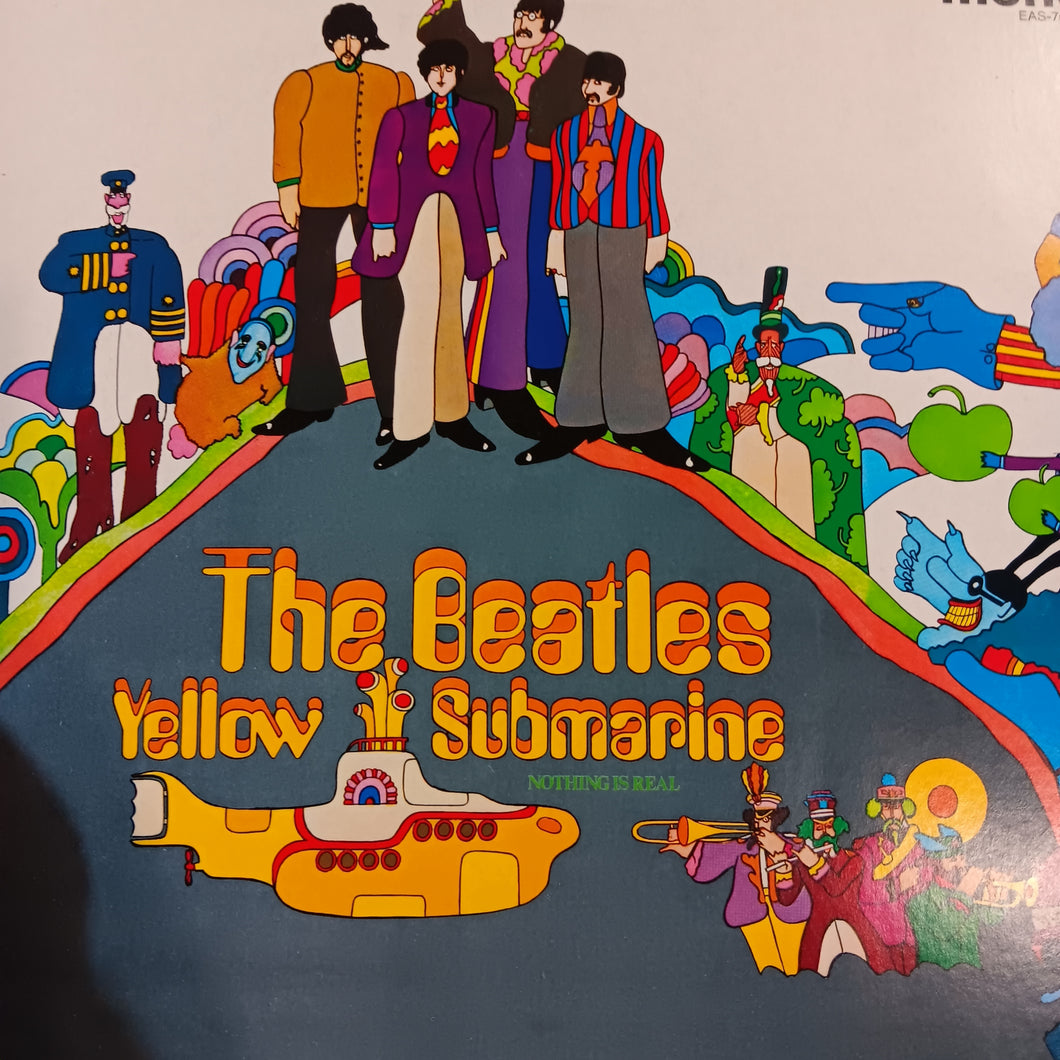 BEATLES - YELLOW SUBMARINE (RED COLOURED) (USED VINYL 1982 JAPANESE EX+/EX+)
