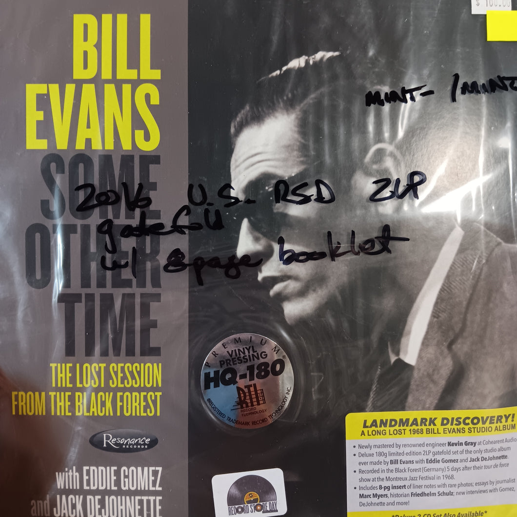 BILL EVANS - SOME OTHER TIME (2LP)(USED VINYL RSD 2016 US M-/M-)
