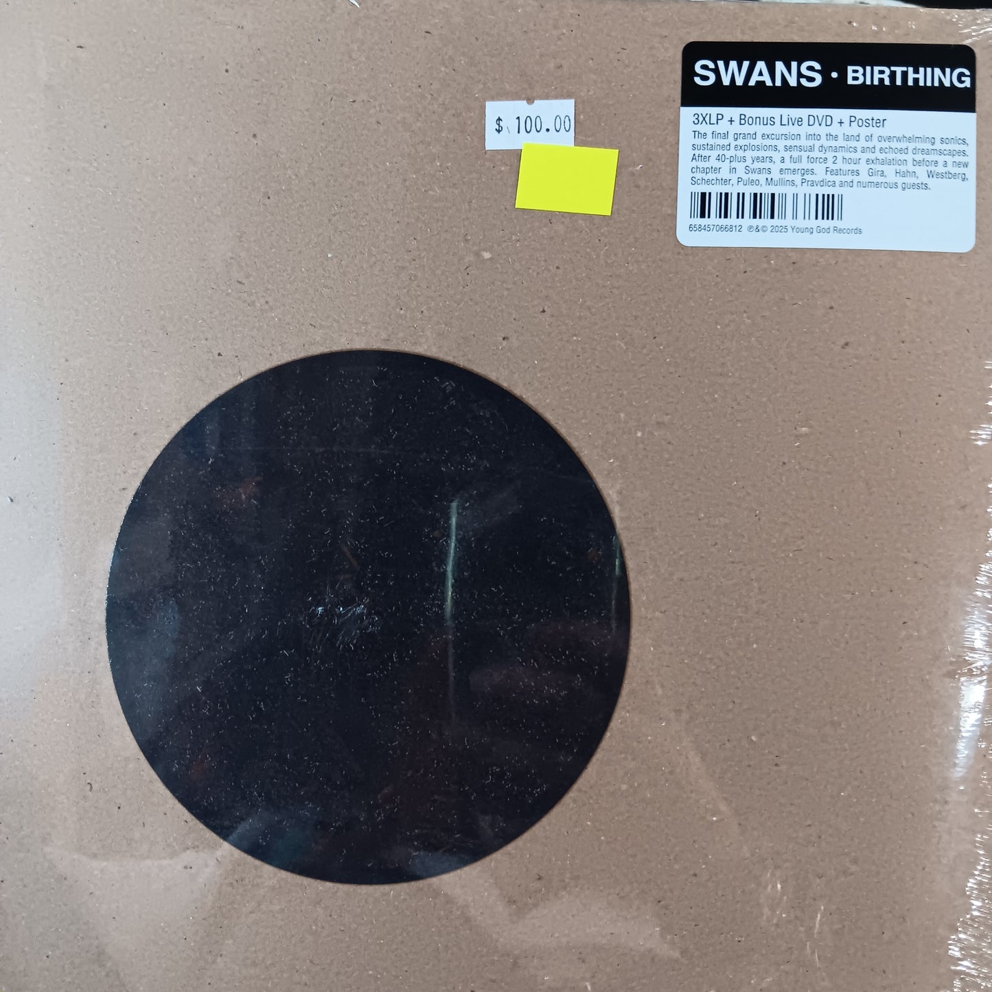 SWANS - BIRTHING (3LP+DVD) VINYL