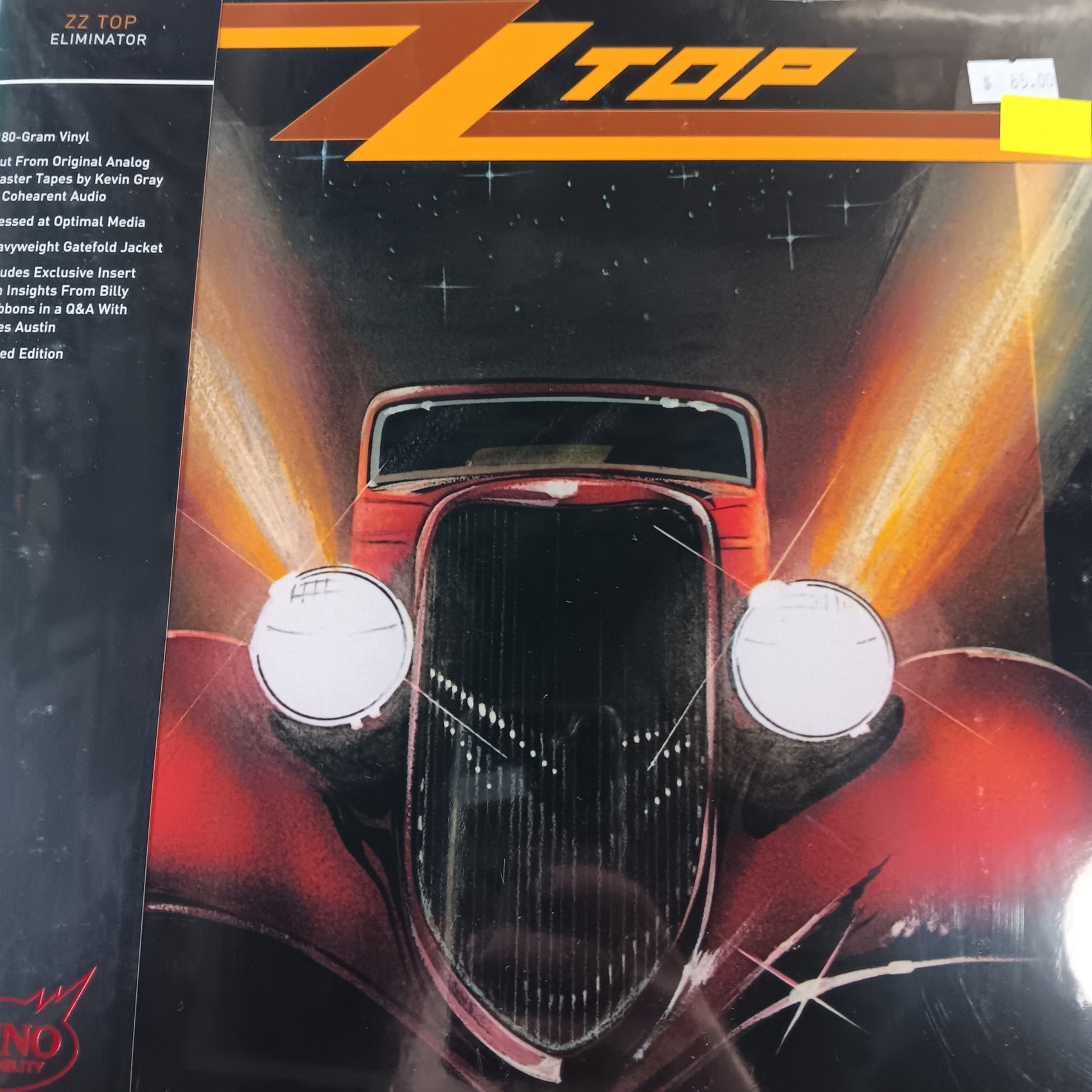 ZZ TOP - ELIMINATOR (RHINO HIGH FIDELITY PRESSING) VINYL