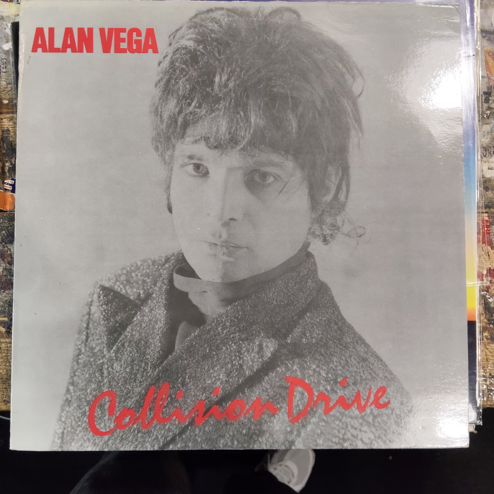 ALAN VEGA -COLLISION DRIVE (USED VINYL 1981 FRENCH FIRST PRESSING EX+ EX)