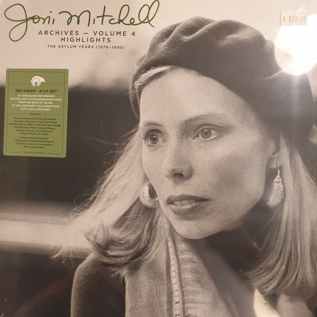 JONI MITCHELL - ARCHIVES VOLUME 4 (4LP) VINYL BOX SET