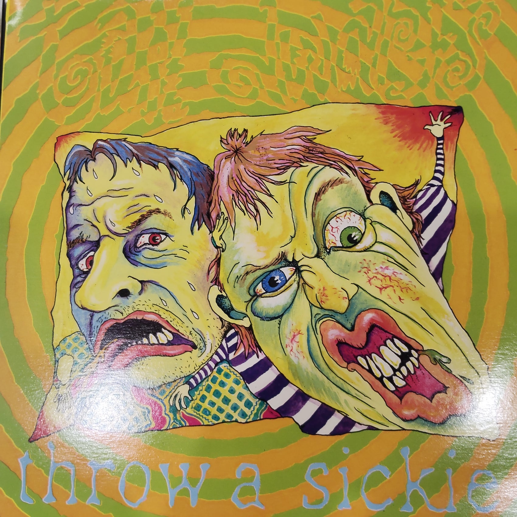 TALL DWARFS - THROW A SICKIE (USED VINYL 1986 N.Z. M- M-)